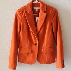 NWT MICHAEL MICHAEL KORS ORANGE WOOL BLAZER
